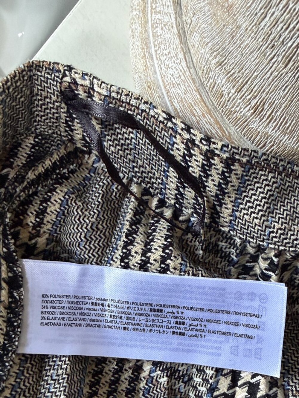 MANGO Checked Pleated Skirt - Picture 7 of 9